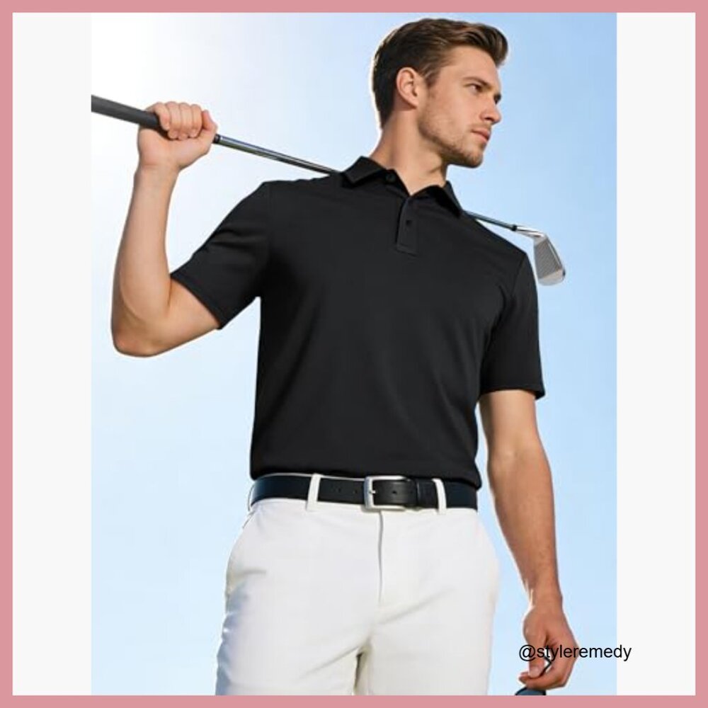 Performance Polo Shirt Quick Dry Polyester Golf T… - image 2